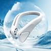 JYYBN Neck Fan, Portable Hanging Neckband Fan, Bladeless Mini USB Hands-Free Wearable 4000mAh Rechargeable Personal Fan with 360Airflow Strong Wind, 3-Speed, Cooling Fan for Sports Travel Outdoor view 4