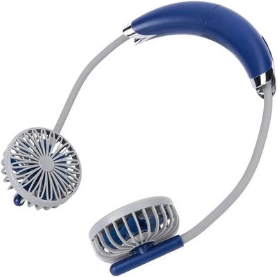 JYYBN Portable Mini Hanging Neck Sports Fan Hands Free USB Rechargeable Cooling Fan for Outdoor Camping Air Cooler