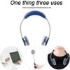 JYYBN Portable Mini Hanging Neck Sports Fan Hands Free USB Rechargeable Cooling Fan for Outdoor Camping Air Cooler view 3