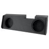 QPower Dual 12in Underseat Downfire Subwoofer Enclosure, QBomb Sub Box Compatible with Chevy Silverado Crew & Double Cab, GMC Sierra Crew & Double Cab 2019-2025 view 3