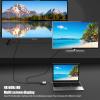 Asixxsix USB C to Dual HD Adapter, 4K 60HZ Dual Monitors Adapter USB C Adapter with 2 HD Docking Station Aluminum Portable USB C Hub Hd Splitter Extended Display for Laptop Mobile Phones view 4