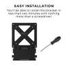 HumanCentric VESA Mount Adapter Compatible with Samsung Curved T55 Series 27 and 32 Monitors, Bracket Mounts Monitor to Stand, Arm, Desk with 75x75 or 100x100mm Pattern, Hardware Included view 3