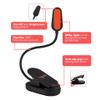 Hooga Red Book Light, Clip On 625nm LED Light for Reading in Bed, No Blue Light, Eye Care, Gift for Students, Kids, Travel, Nursing, Studying view 2