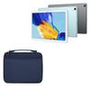 BoxWave Case Compatible with Honor Tab 7 - Hard Shell Briefcase, Slim Messenger Bag Briefcase Cover Side Pockets - Navy view 1