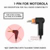 PROMAXPOWER [10-Pack] 1-Wire FBI Security Acoustic Clear Tube Earpiece Headset with PTT Mic for Motorola Two-Way Radios PMLN7157A, SL300, SL2600, SL3500e, SL7550, SL7580e, SL1K, TLK100 view 3