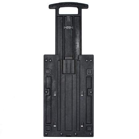 Complete Pelican Trolley kit for 1630, 1640, 1650, 1670, 1690, Cases. Back Plate & Wheels housings, Black
