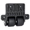 Complete Pelican Trolley kit for 1630, 1640, 1650, 1670, 1690, Cases. Back Plate & Wheels housings, Black view 2