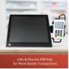 DCCStands VESA Lift Tilt Metal Mounting Bracket for 15" and 17" Monitor, Black (First Data RP10) view 2