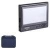 BoxWave Case Compatible with Movo Photo LVM-7 - Hard Shell Briefcase, Slim Messenger Bag Briefcase Cover Side Pockets - Navy view 1