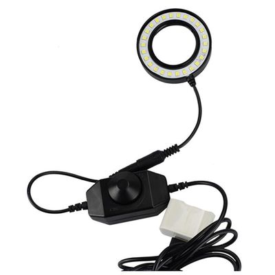 Lab Microscope Slides LED Ring Microscope Illuminator Light, Industrial Microscope Camera Microscope Parts