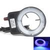 Lab Microscope Slides Blue LED Output Adjustable Ring Light for Industry Stereo Microscope Camera Magnifier Light Source Iluminator Lamp Microscope Parts (Color : White with Adapter) view 3