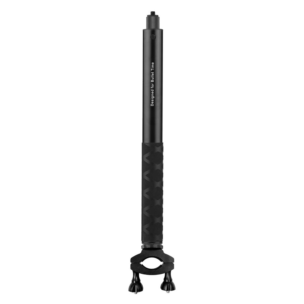 Andoer Motorcycle Bike Invisible Selfie Stick Handlebar Mount Bracket 28cm-115cm Adjustable Length with 1/4 Inch Screw for ONE X/ONE/EVO Camera