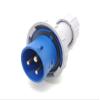 Elecbee 32A 220V-250V 3 Pin 50/60Hz 3P 6h 2P+E Waterproof IP67 CEE/IEC Industrial IEC60309 Male Industrial Plug Blue view 1