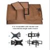 iBirdie Outdoor TV Cover 52 to 55 inch Weatherproof, Cover Size 52''L x 31''H, Waterproof for Outside Flat Screen 52 to 55 inch TV, Brown, 600D Thick Fabric Screen Protector with Bottom view 4