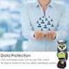 Ugold Indoor Camera Owl, Home Security Camera Owl with Rotatable Head, Night Vision, 2-Way Audio, Works with Phone, Decoration for Home view 3