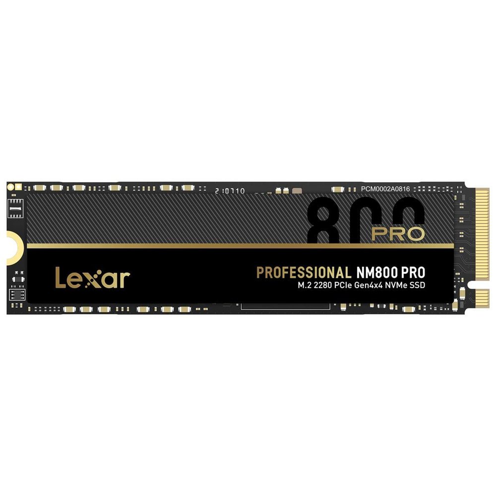 Lexar 512GB Professional NM800 PRO SSD PCIe Gen4 NVMe M.2 2280 Internal Solid State Drive, Up to 7450/3500 MB/s Read/Write, for PS5, Gamers and Creators, Black (LNM800P512G-RNNNG)