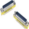 MEIRIYFA DB25 25 Pin Gender Changer D-SUB 25Pin Coupler Serial Cable Gender Changer RS232 VGA Adapter Connetor for Applications Pack of 2 (Male to Male) view 1