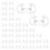 Zeadio 40-Pair Pro-Grade Covert Surveillance Earbud, Replacement Ear Insert, Silicon Earmold Earplug for Two-Way Radio Earpiece Audio Coil Tube, Compatible with Motorola/Kenwood (80pcs) view 1