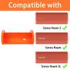 khanka Silicone Case Replacement for Sonos Roam/Sonos Roam 2 Portable Smart Bluetooth Speaker (Orange) view 2