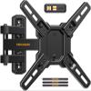 Perlegear Full Motion TV Wall Mount for 13-42 inch Flat or Curved TVs & Monitors up to 55 lbs, Wall Mount TV Bracket with Articulating Arm, Swivel, Tilt, Extension TV Mount, Max VESA 200x200mm, PGSF6 view 1