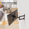 Perlegear Full Motion TV Wall Mount for 13-42 inch Flat or Curved TVs & Monitors up to 55 lbs, Wall Mount TV Bracket with Articulating Arm, Swivel, Tilt, Extension TV Mount, Max VESA 200x200mm, PGSF6 view 4