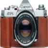 AV-1 Case, BolinUS Handmade Genuine Real Leather Half Camera Case Bag Cover for Canon AV-1 Camera With Hand Strap (Brown) view 1