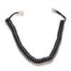 SEIWEI Telephone Cable Wire Phone Cable Line Extension Cord RJ9 4P4C Coiled Cable Black (5m) view 3