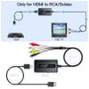 PARUIEN 2 in 1 HDMI to S-Video/RCA Converter, 1080P HDMI to Svideo Composite AV + R/L Audio Converter Compatible with DVD/PS3/PS4/TV Stick view 3