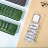 Clear Plastic Cable Organizer - VALINK Cable Management Box, USB Charging Plug Storage Case Office Storage Tool (with Lid) view 3