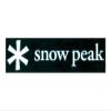 Snow Peak NV-007 Snow Peak Logo Sticker, Asterisk M, White, One view 1