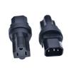 C14 to 5-15R Power Adapter Power Converter,Toptekits IEC C14 Male to US 3-Prong NEMA 5-15R Female Socket Electrical Adapter C13 C14 Cable IEC Adapter for US Standard 3 Prong Plug to C13 Converter view 1