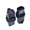 C14 to 5-15R Power Adapter Power Converter,Toptekits IEC C14 Male to US 3-Prong NEMA 5-15R Female Socket Electrical Adapter C13 C14 Cable IEC Adapter for US Standard 3 Prong Plug to C13 Converter view 2
