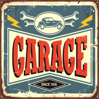 BELECO 6x4ft Fabric Vintage Garage Sign Car Backdrops for Photography Car Service and Repair Wrench Tool Since 1936 Retro Poster Background Car Theme Party Decorations Mechanic Backdrop Photo Props