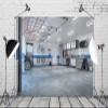 BELECO 5x3ft Fabric Modern Garage Backdrops for Photography Interior Repair Tools Car Wheels Tyre Bike Background for Mechanic Theme Party Decorations Birthday Photoshoot Portrait Photo Props view 2