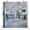 BELECO 5x3ft Fabric Modern Garage Backdrops for Photography Interior Repair Tools Car Wheels Tyre Bike Background for Mechanic Theme Party Decorations Birthday Photoshoot Portrait Photo Props view 4