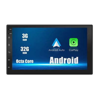 KUNFINE Universal CarPlay/Android Auto Autoradio Android FM Radio Car Navigation Stereo Pad Multimedia Player GPS 7" IPS Touch Screen Display RDS DSP BT WiFi 2 Din Headunit Tablet Octa Core 3G+32G