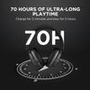 1MORE SonoFlow Active Noise Cancelling Headphones, Bluetooth Headphones with LDAC for Hi-Res Wireless Audio, 70H Playtime, Clear Calls, Preset EQ Via App, Black view 4