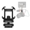 Andoer 3 Cold Shoe Mount Adapter On-Camera Mount Adapter for DSLR Camera for LED Video Light Microphone Monitor view 1
