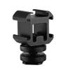 Andoer 3 Cold Shoe Mount Adapter On-Camera Mount Adapter for DSLR Camera for LED Video Light Microphone Monitor view 4