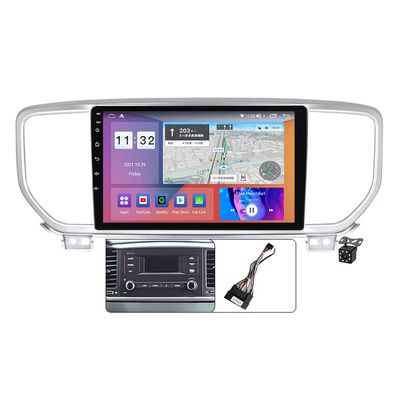Charmstep 9 Inch Car Radio Stereo GPS Navigation for KIA Sportage 4 2018-2019 Android 11 Autoradio with Bluetooth Carplay WiFi 4G FM Steering Wheel Carplay DAB+Backup Camera,A,M400S/4+64G