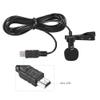 Andoer Stereo 150cm Mini USB Professional Omnidirectional Mic Microphone with Neck Clip for GoPro Hero 3 3+ 4 view 3