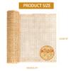 18" Width Cane Webbing Rattan Webbing 3.3Ft Natural Rattan Caning Material for Cabinet,Chair,Dresser, Furnitur,with 3/7.5" Groove Chair Caning view 4