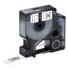 NineLeaf 40 Pack Compatible Industrial Label Tape Replacement for DYMO Rhino 18483 Black on White 12mm Permanent Polyester Label Tapes 1/2" x 18' for Rhino 5200 4200 1000 3000 5000 6000 Label Makers view 1