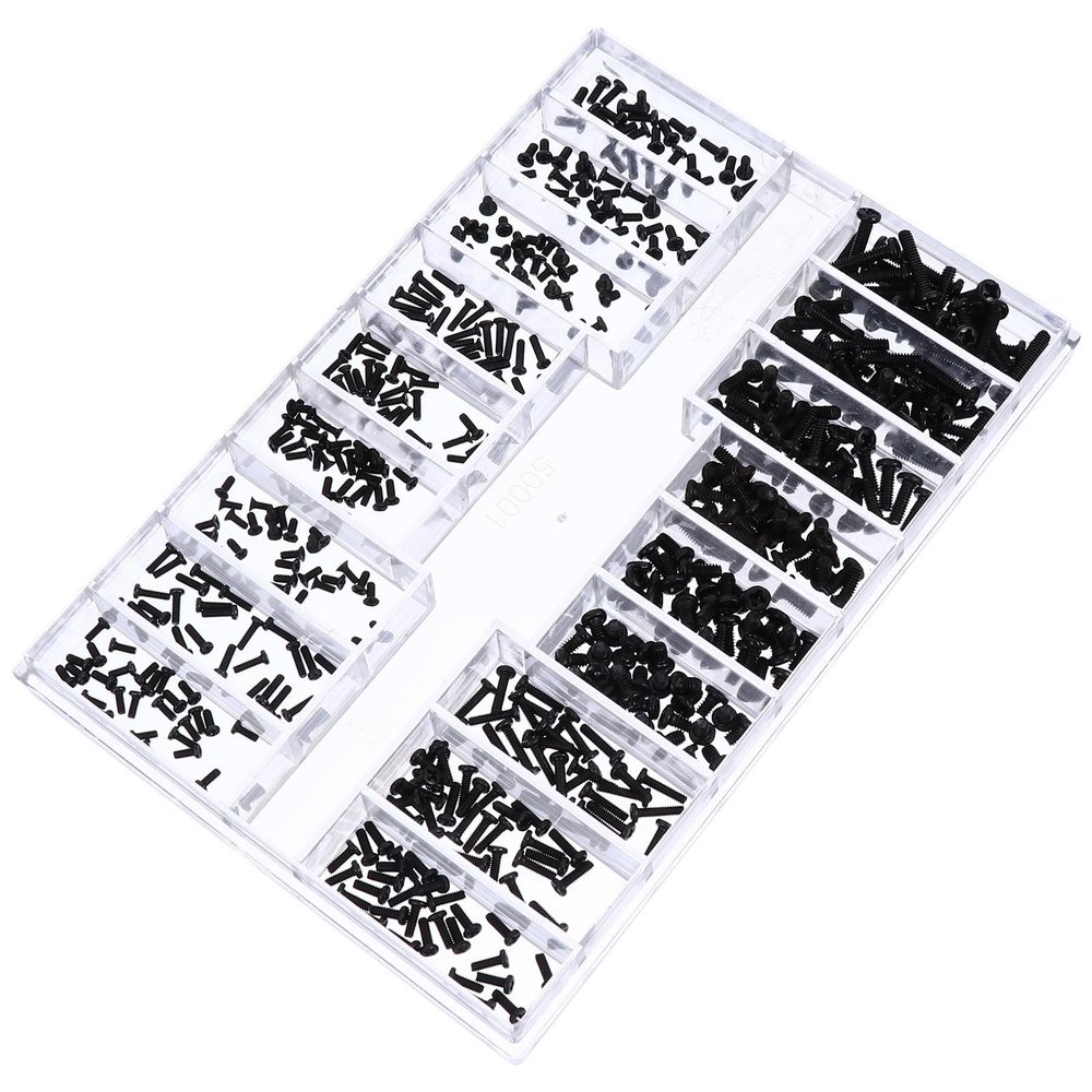 Small Screws Assortment Kit Flat Head Replacement Screws for Electronic Repair for Glasses Watches