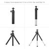 Andoer Mini Tripod 2-Section Extendable Desktop Tripod Stand Holder 1/4 Inch Screw Mounts for Phone ILDC Max. Load 0.5kg Black, Black/White view 3