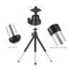 Andoer Mini Tripod 2-Section Extendable Desktop Tripod Stand Holder 1/4 Inch Screw Mounts for Phone ILDC Max. Load 0.5kg Black, Black/White view 4
