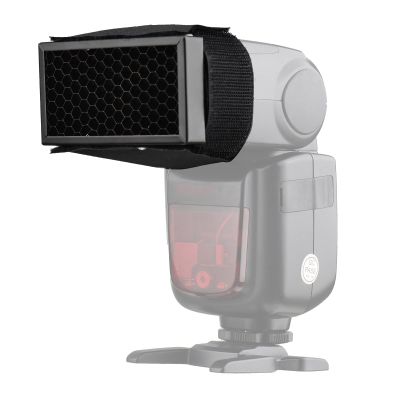 Andoer Universal Camera Flash Honeycomb Grid Metal Accessory Replacement for Nikon Replacement for Sony Replacement for Godox Speedlite Easy Installation