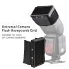 Andoer Universal Camera Flash Honeycomb Grid Metal Accessory Replacement for Nikon Replacement for Sony Replacement for Godox Speedlite Easy Installation view 3