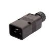 Strhowill IEC 320 C20 Male Rewirable Power Connector, 16A 250V AC, Solderless DIY Power Plug, 3-Pin IEC C20 Receptacle for PDU, UPS, Server, Industrial Equipment and EV Chargers view 1