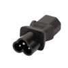 Strhowill IEC 320 C13 Female to C6 Male Cloverlea Plug AC Power Adapter with Official UL Certification (C13 to C6) view 1
